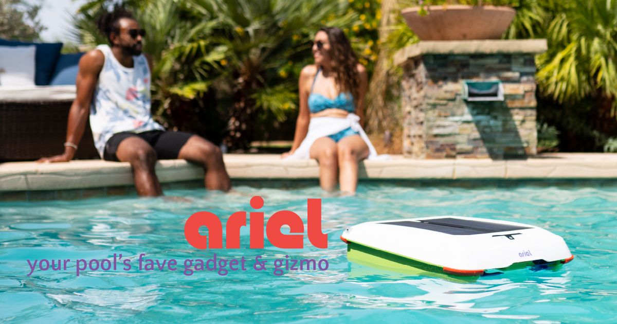 Ariel Solar Pool Cleaner Removes Pool Debris