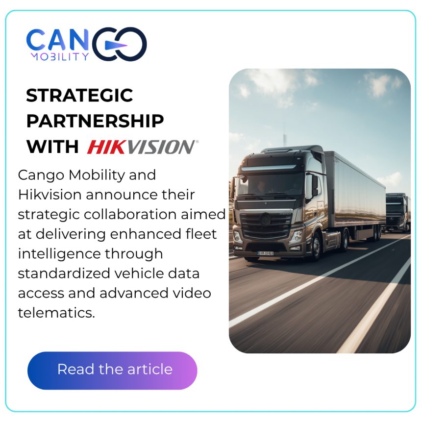 Cango Mobility X Hikvision Announce Strategic Part