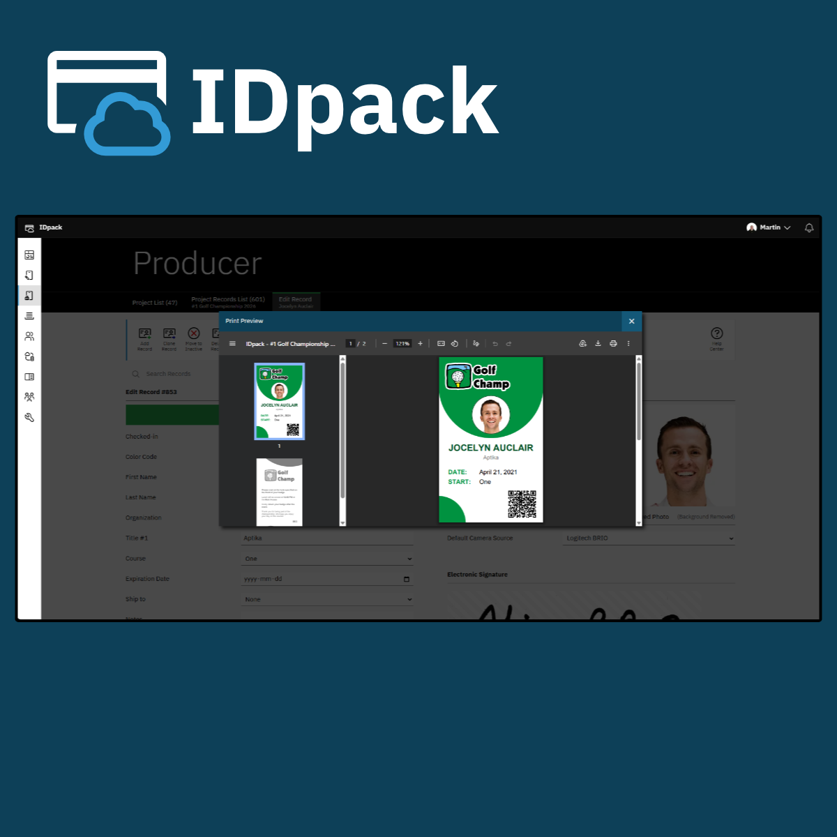 IDpack v4 - Producer - Sport Event