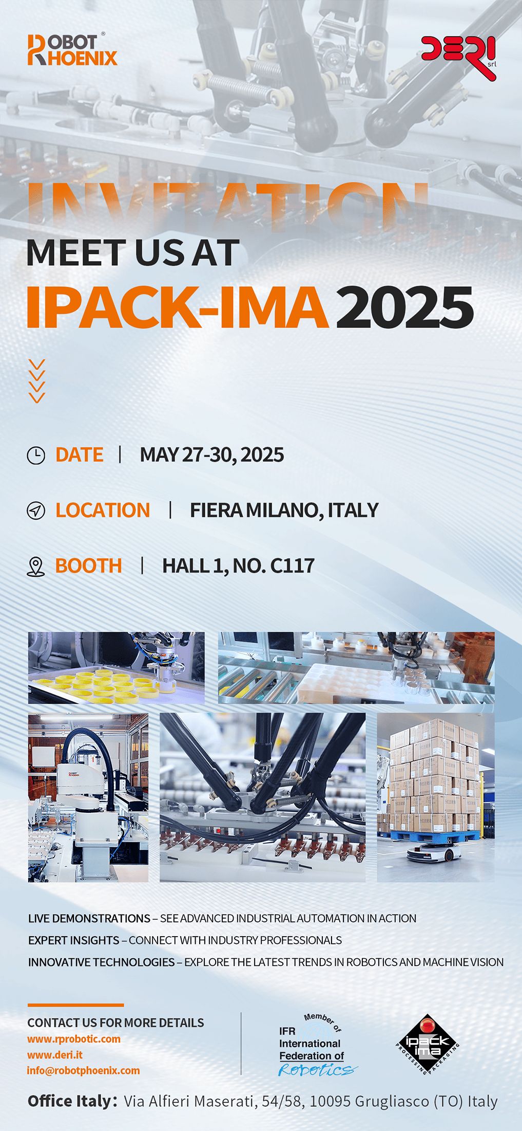 Robot Phoenix At IPACK IMA 2025