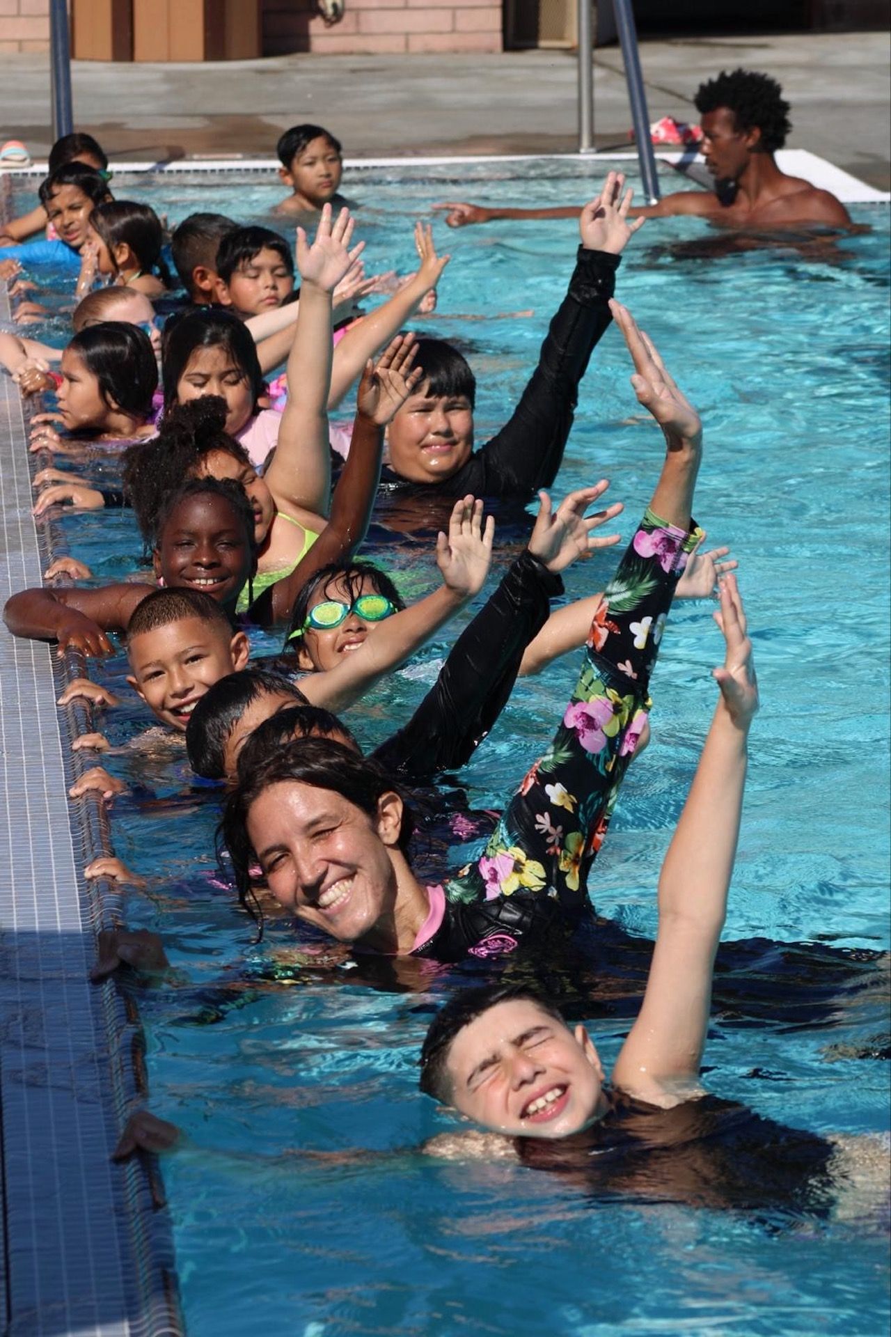 Swim Up Hill In-Pool Instruction